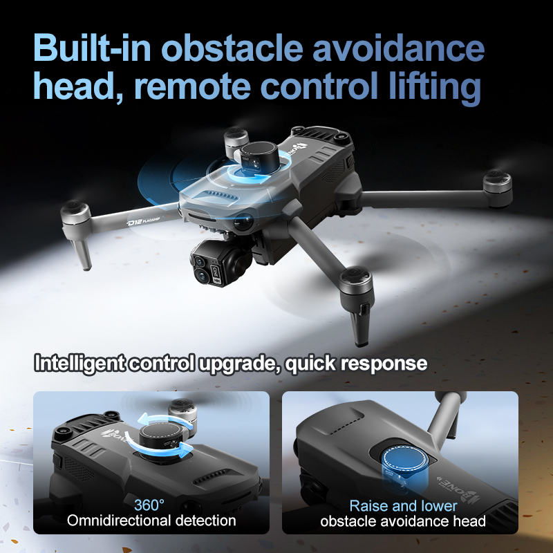 Drone RC Quadcopter 8K 3 Axis  - Rc Helicopter Case ulasan dan harga