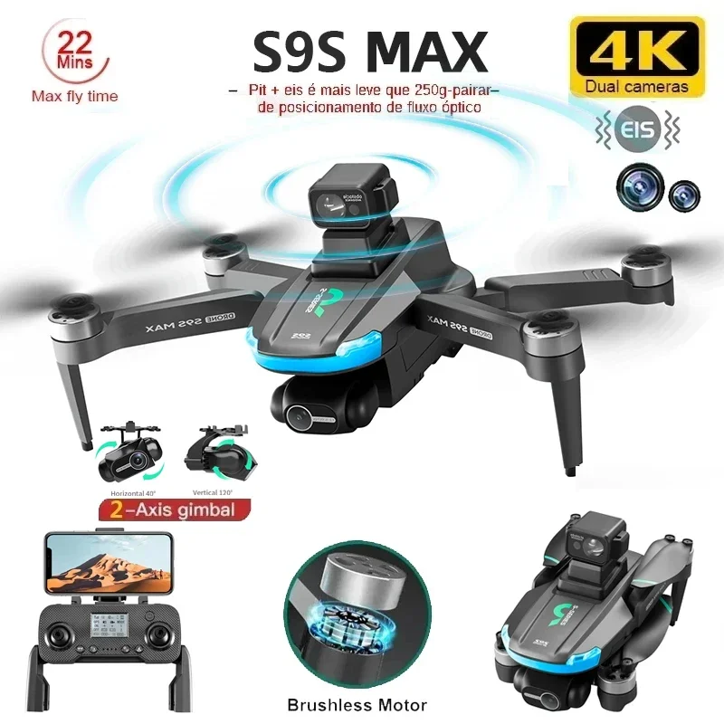 Drone MINI S9S MAX Baru 4K 2 S - Rc Helicopter Case ulasan dan harga