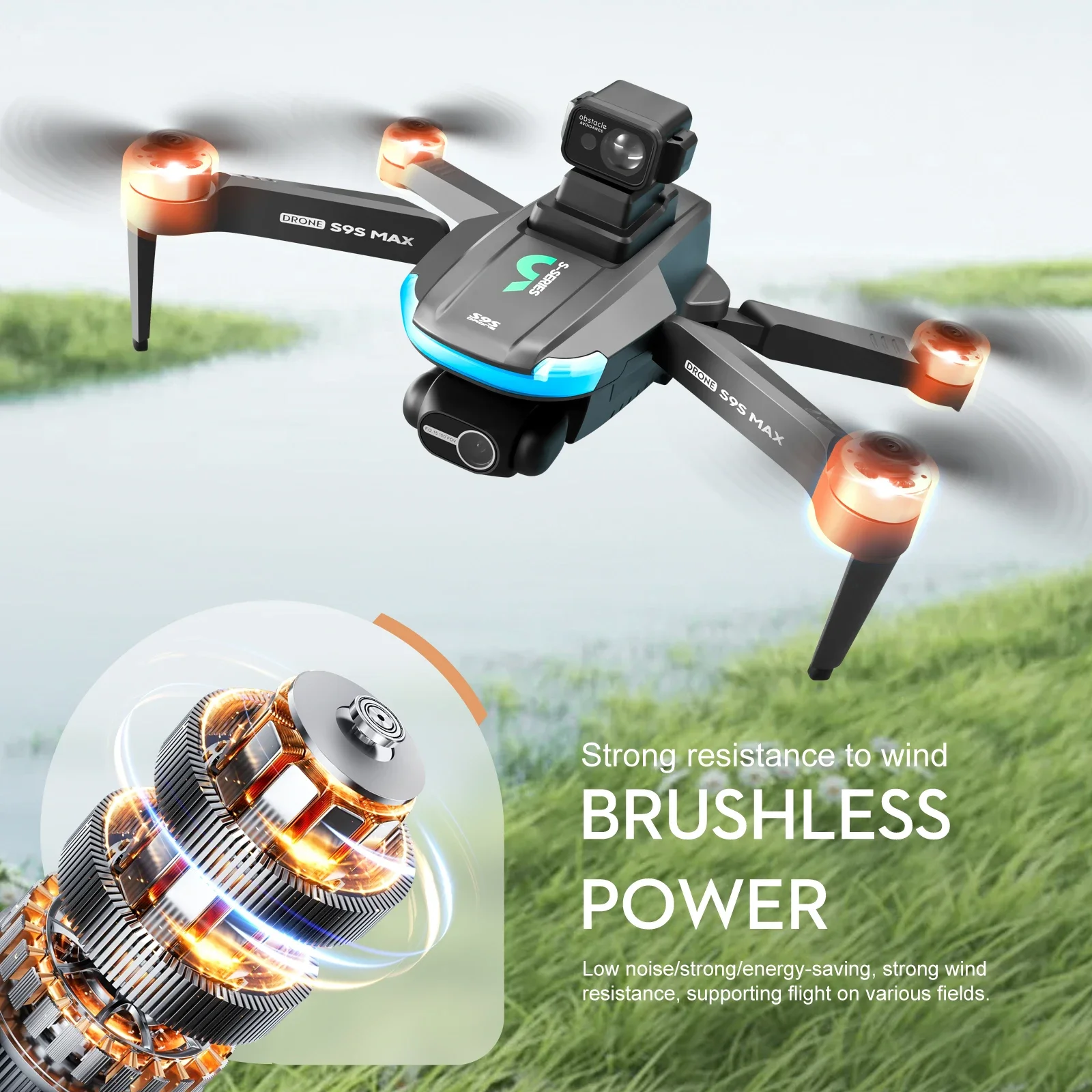 Drone MINI S9S MAX Baru 4K 2 S - Rc Helicopter Case ulasan dan harga