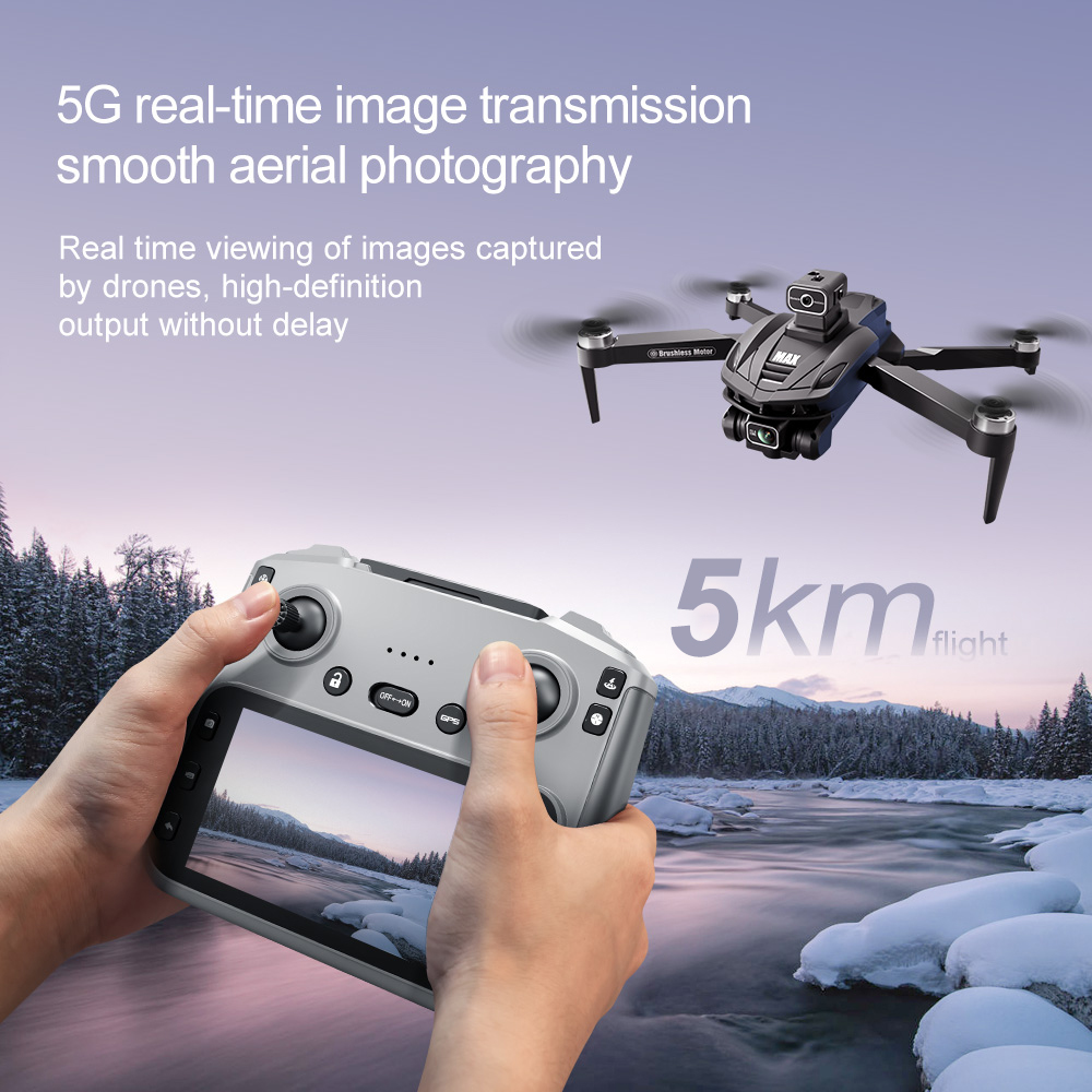 V168 PRO Max GPS Drone 8K Prof - Rc Helicopter Electric ulasan dan harga