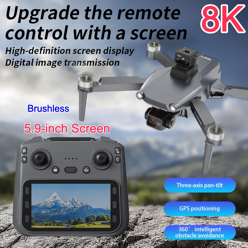 Drone Kamera Ganda 8K ESC deng - Rc Helicopter Electric ulasan dan harga